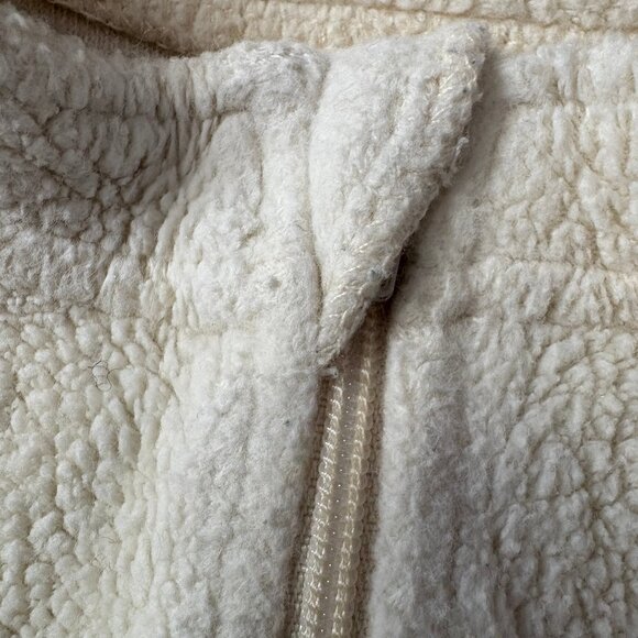 Organic cotton sherpa sleeper for toddlers, size 4T-5T. Made in USA! - Picture 5 of 9